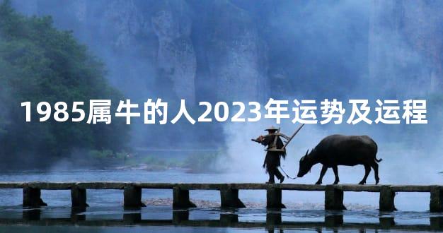 1985属牛的人2023年运势及运程