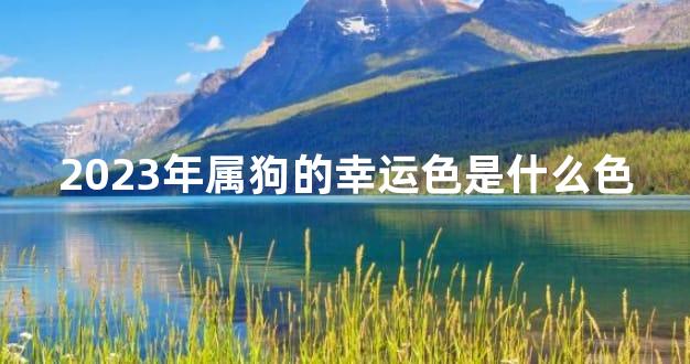 2023年属狗的幸运色是什么色