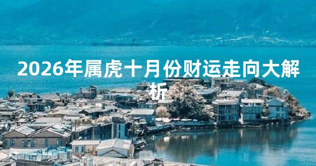 2026年属虎十月份财运走向大解析