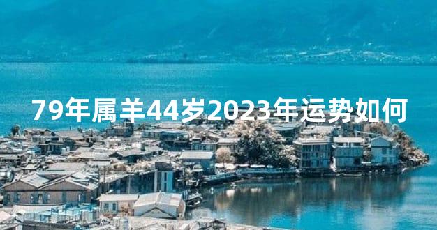 79年属羊44岁2023年运势如何