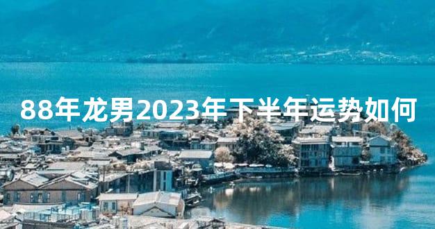88年龙男2023年下半年运势如何