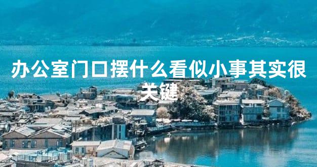 办公室门口摆什么看似小事其实很关键