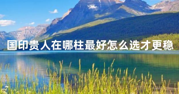 国印贵人在哪柱最好怎么选才更稳