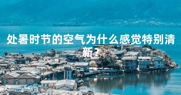 处暑时节的空气为什么感觉特别清新？
