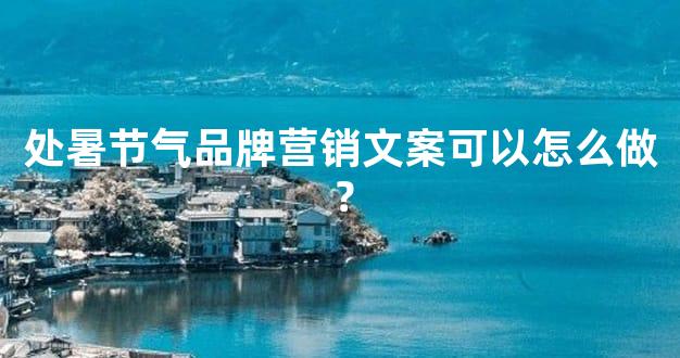 处暑节气品牌营销文案可以怎么做？