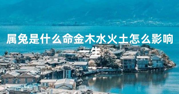 属兔是什么命金木水火土怎么影响一生