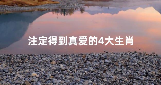 注定得到真爱的4大生肖