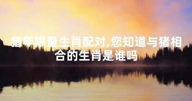 猪年限量生肖配对,您知道与猪相合的生肖是谁吗